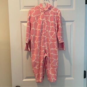 Pink giraffe costume